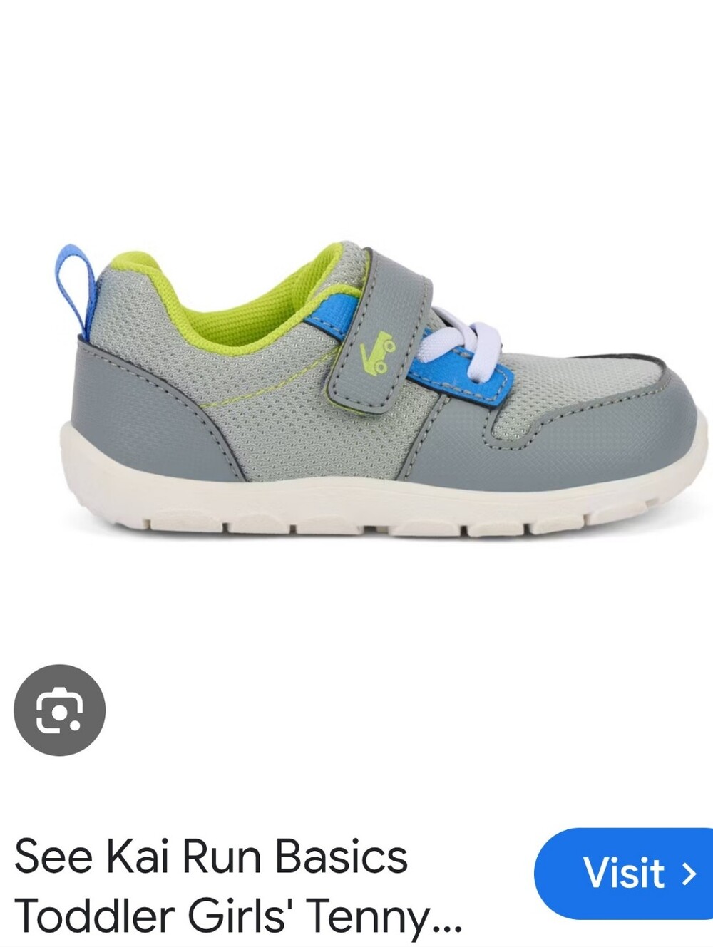 See Kai Run Kids Grey and Blue Athletic Sneakers